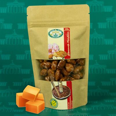 200g roasted almonds with caramel