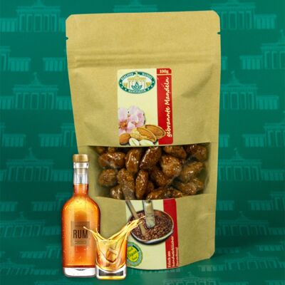 100g roasted almonds with rum