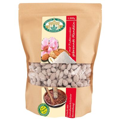 Roasted almonds with powdered sugar 1500g