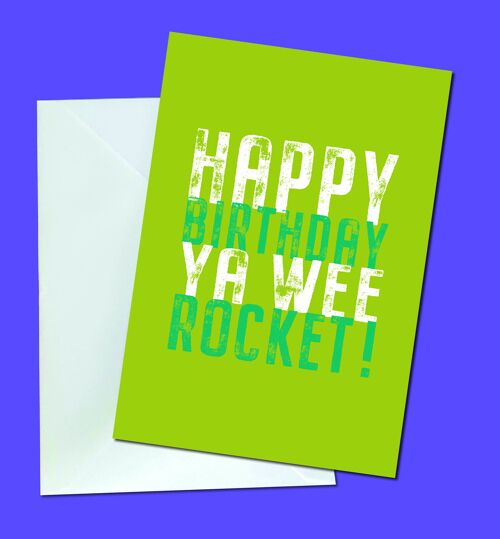 Ya wee rocket!