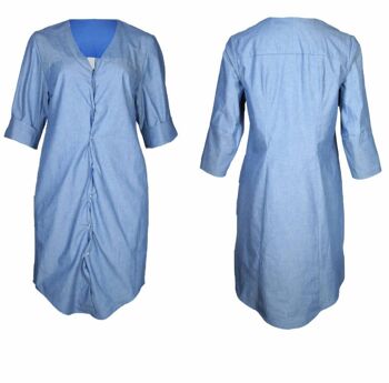 Robe ILSE - bleu - M 1