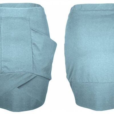 ELOT skirt, single jersey - bluegreen