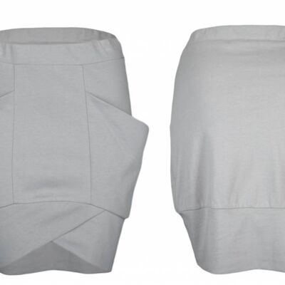 ELOT skirt, single jersey - gray