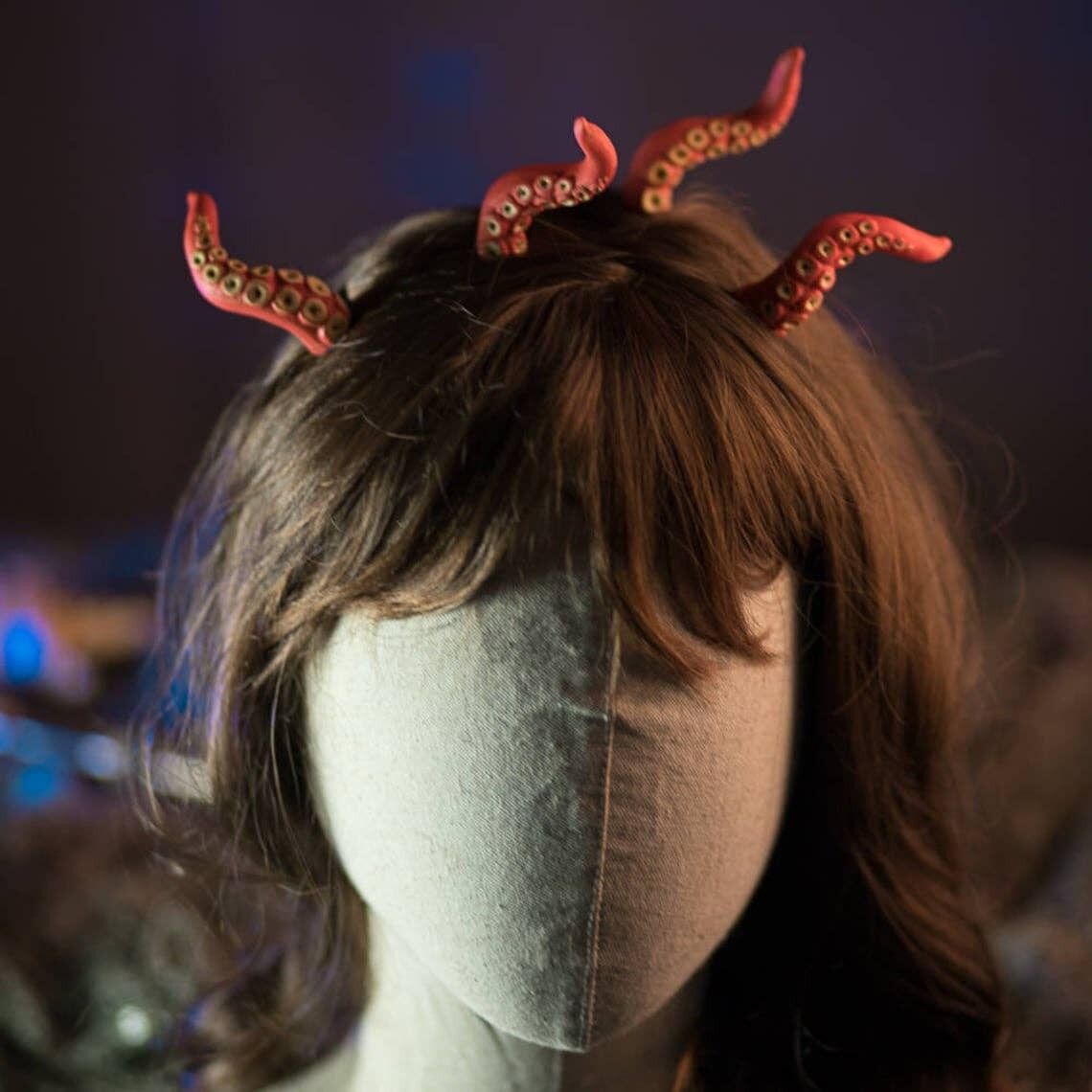 Pinza de Pelo de Tenáculos de Pulpo Ursula Cosplay de Halloween de Sirena__