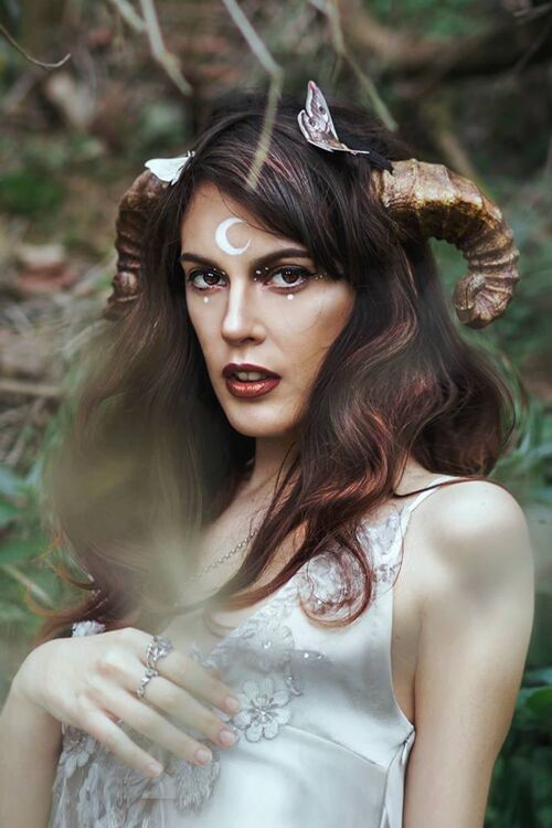 Faun Horns Cosplay Costume Ram Fairy headpiece