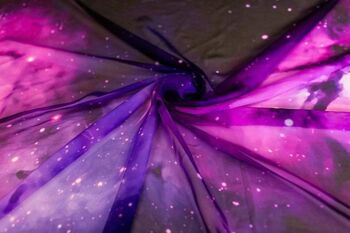 Kimono Púrpura Rosa Nebulosa Galaxia Bruja Cárdigan__ 2