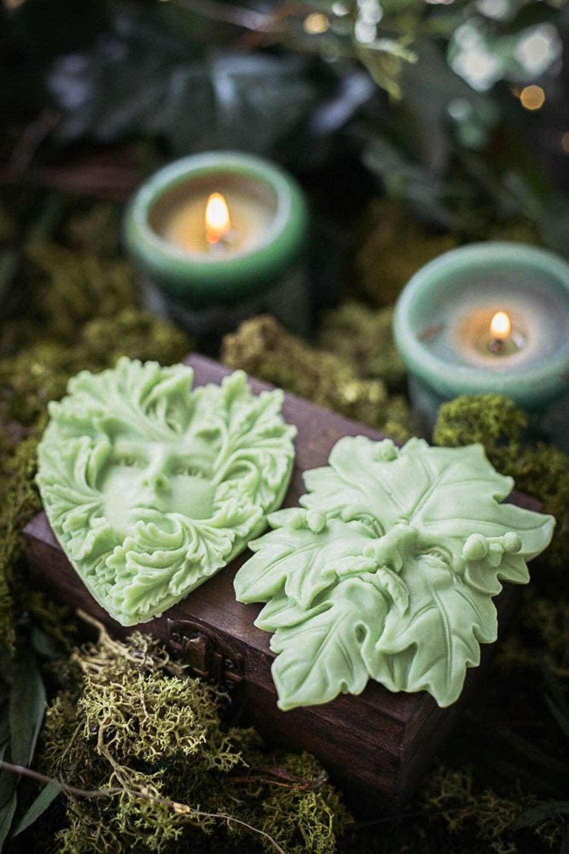 Greenman Dried Soap Verde Hecho a mano vegan