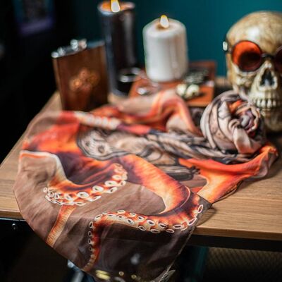 Bufanda de pulpo de buceo steampunk victorian cthulhu shawl__
