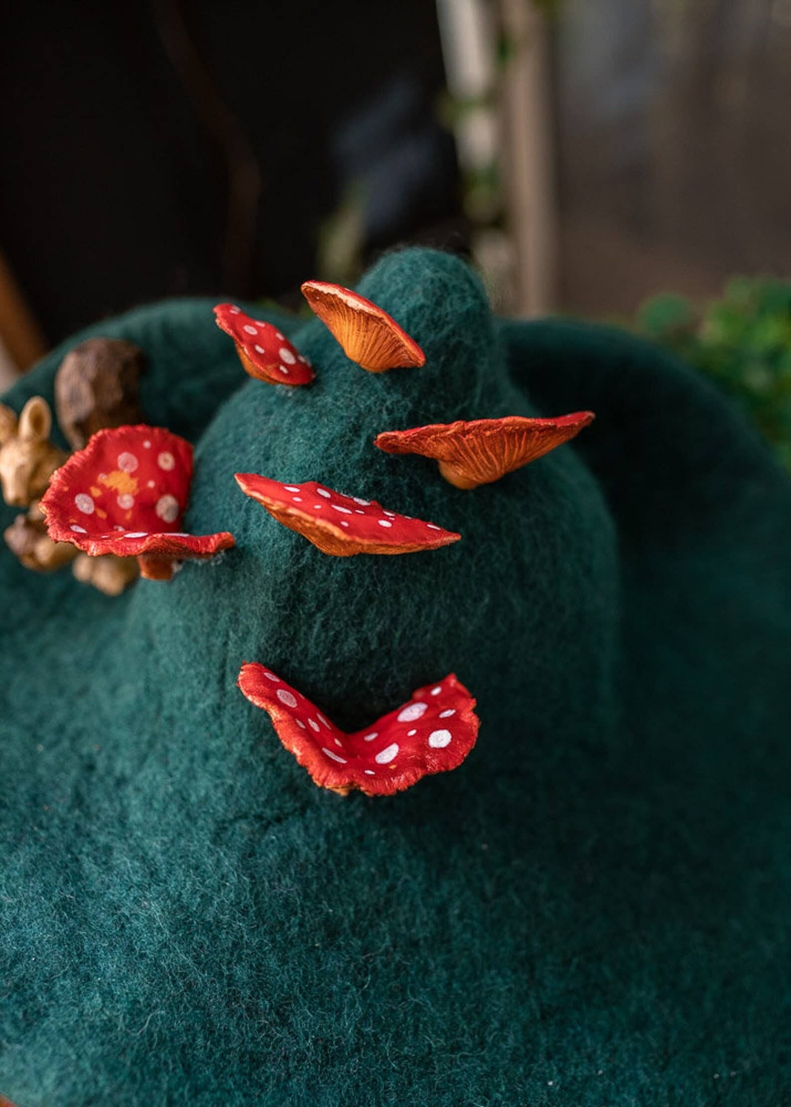 Buy wholesale Forest Witch hat mushrooms Squirrell forest wizard