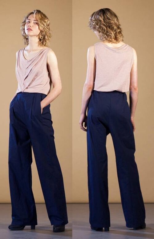 CASE pants, plain - darkblue