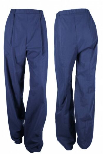 Pantalon CASE uni - bleu foncé 2