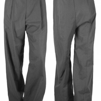 Pantalones CASE, lisos - gris oscuro