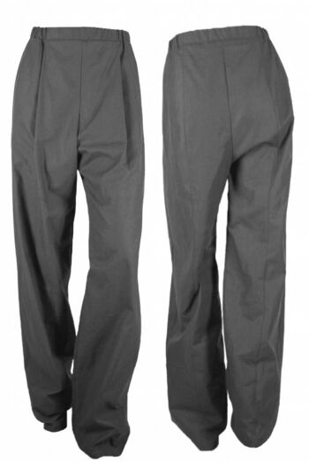 Pantalon CASE, uni - gris foncé 1