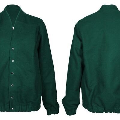 Chaqueta BEAM, piel de topo - verde