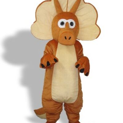 Squirrel spotsound Mascot Costume with blue cap, red top and a peacock blue trouser .