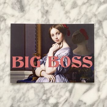 Carta Postal - Gran jefe " Big boss" 2