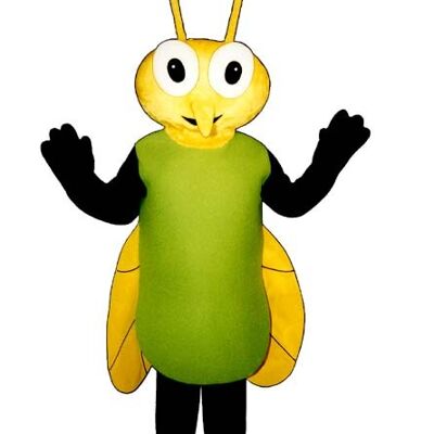 Pleasant corn spotsound Mascot Costume with green husks and yellow kernets .