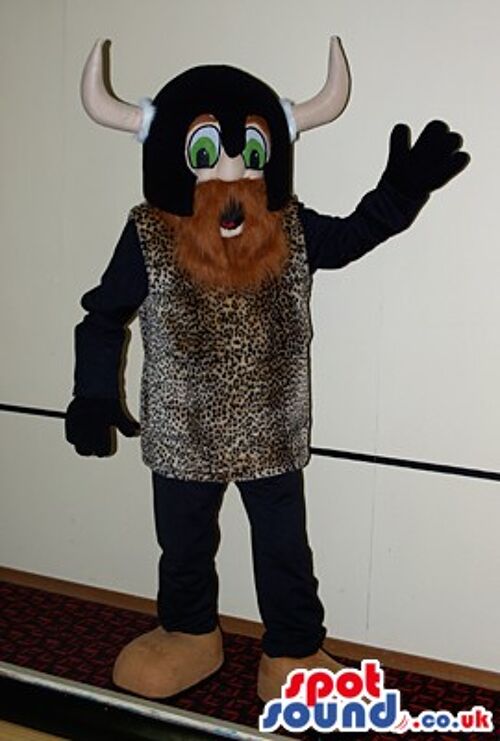 Green and yellow puppy spotsound Mascot Costume with long black hanging ears .