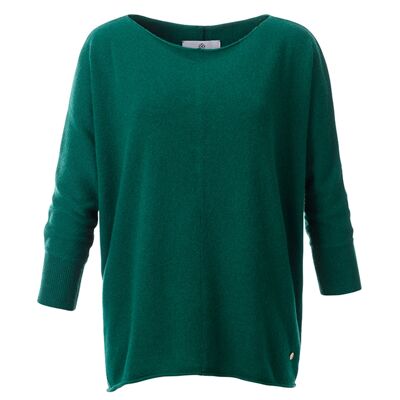 Pull cachemire vert