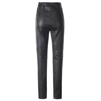 Pantalon en cuir noir 2