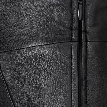 Pantalon en cuir noir 3