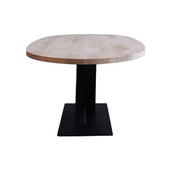 Table de salle à manger Ovale Large Chêne 200x110cm Pied V 220*110cm 2