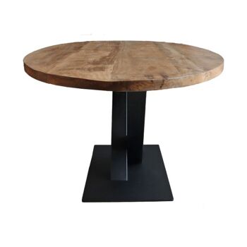 Table de salle à manger Oval Mango 200x110cm avec Pied en V 220x110cm 164 2