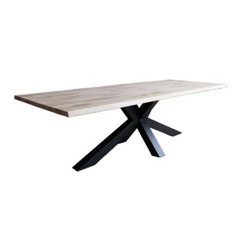 Table tronc de chêne 200x100 avec pied Spider 180x90cm 467 1