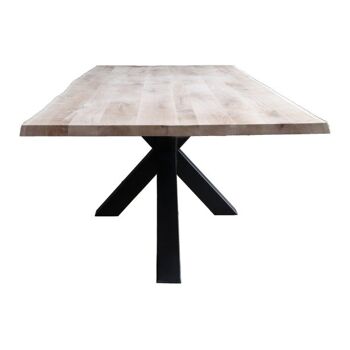 Table tronc de chêne 200x100 avec pied Spider 180x90cm 467 2