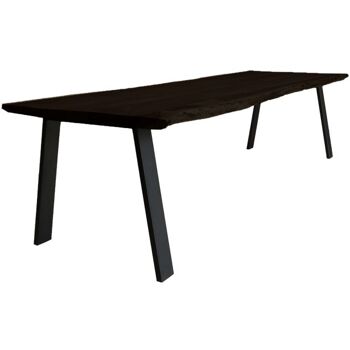 Table de salle à manger Wagon bois 200cm 200cm 693 1