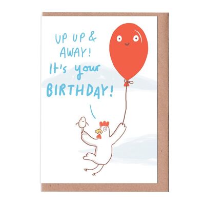Up Up and Away Birthday Card
