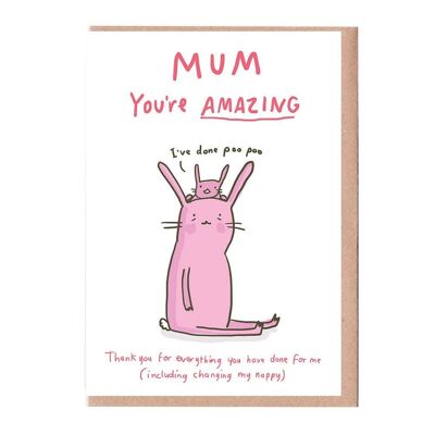 Amazing Mum Card