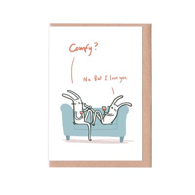 Comfy Couple Love Card