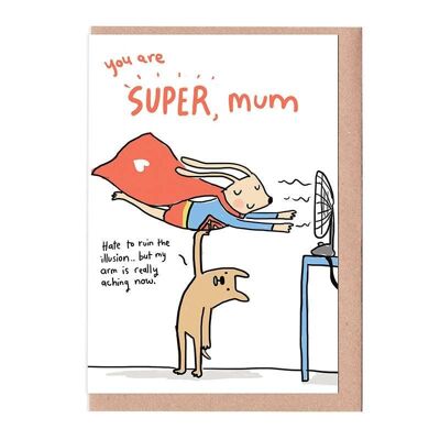 Super Mum Mother's Day Card