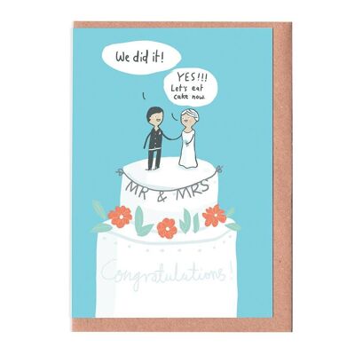 Mr & Mrs Wedding Card