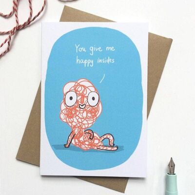 Happy Insides Valentine's Card