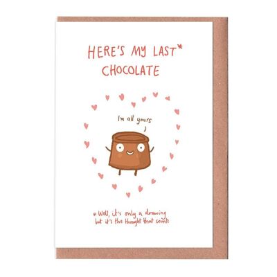 Last Chocolate Card