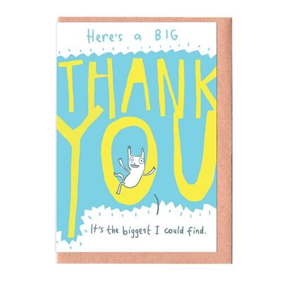 Big Thank You Card