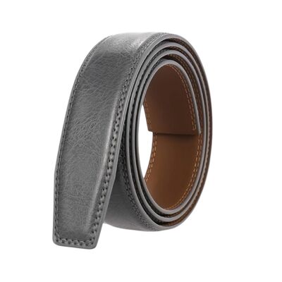 Belt, Cendrée leather strap, for automatic buckle