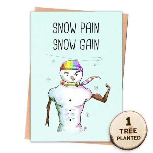 Snow Pain Snow Gain Rainbow - wrapped