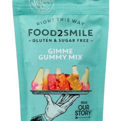 Bonbon sans sucre, végétalien et sans gluten | Gimme Gummy Mix 8x90 grammes