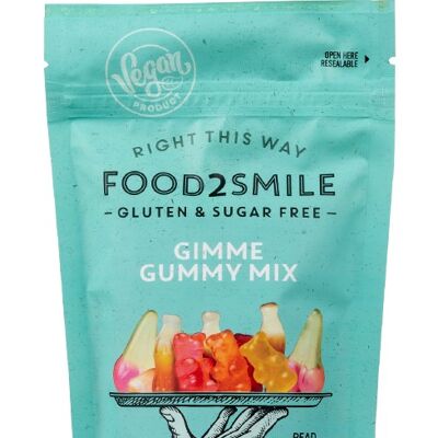 Kandiszuckerfrei, vegan und glutenfrei | Gimme Gummy Mix 8x90 Gramm