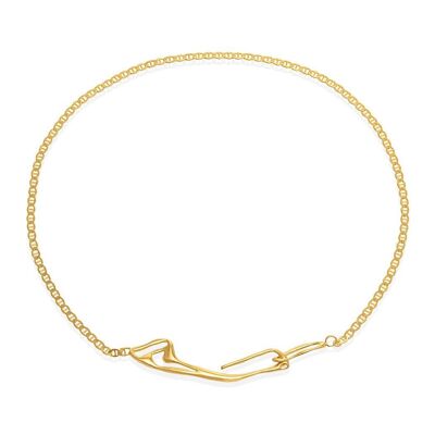 Alice Chain Choker 925 vergoldet