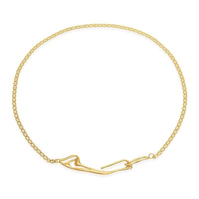 Alice Chain Choker 925 Gold Plated
