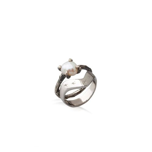 Aurora Nyx Ring Set Pearl