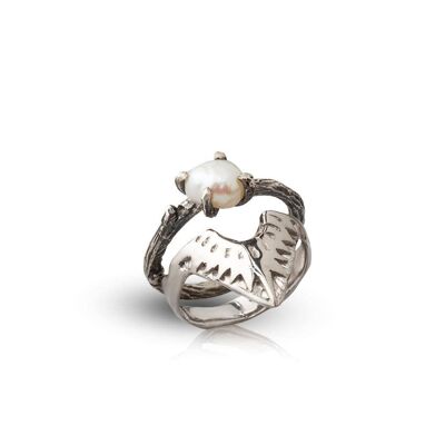 Aurora Rising Ring Set Pearl