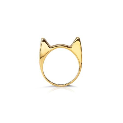 Bastet Ring925 Gold Plated