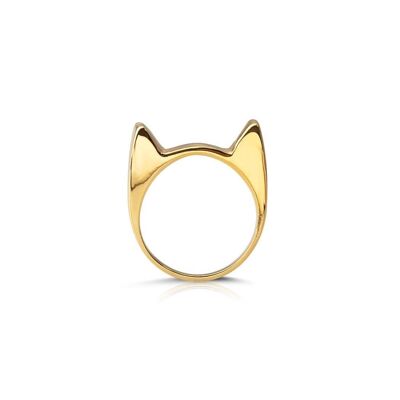 Bastet Ring925 vergoldet