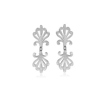 Boucles d'Oreilles Callisto Plaqué Or 925 2