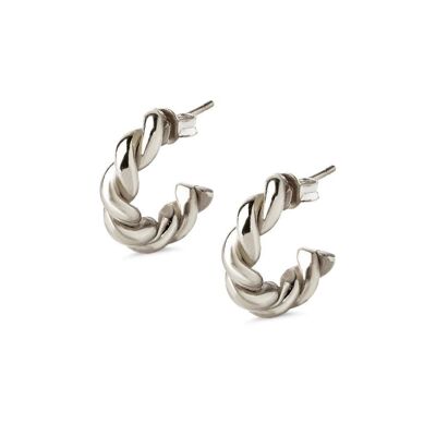 Cassy Small Hoop Earrings 925 Silver Plated